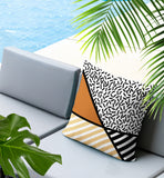 Shapira Abstract Reversible Indoor/Outdoor Rectangle Pillow
