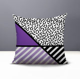 Shapira Abstract Reversible Indoor/Outdoor Square Pillow