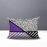 Shapira Abstract Reversible Indoor/Outdoor Rectangle Pillow