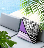 Shapira Abstract Reversible Indoor/Outdoor Rectangle Pillow