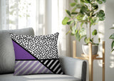 Shapira Abstract Reversible Indoor/Outdoor Rectangle Pillow