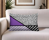 Shapira Abstract Reversible Indoor/Outdoor Rectangle Pillow