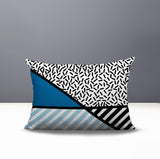 Shapira Abstract Reversible Indoor/Outdoor Rectangle Pillow