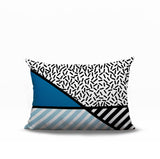 Shapira Abstract Reversible Indoor/Outdoor Rectangle Pillow