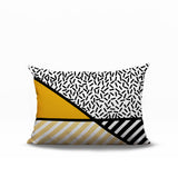 Shapira Abstract Reversible Indoor/Outdoor Rectangle Pillow