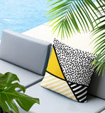 Shapira Abstract Reversible Indoor/Outdoor Rectangle Pillow