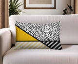 Shapira Abstract Reversible Indoor/Outdoor Rectangle Pillow