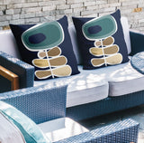 Sharon Botanical Reversible Indoor/Outdoor Square Pillow