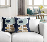 Sharon Botanical Reversible Indoor/Outdoor Square Pillow