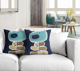 Sharon Botanical Reversible Indoor/Outdoor Square Pillow
