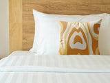 Shia Animal Print Faux Suede Square Indoor Pillow in Tangerine Twist - Size 20x20