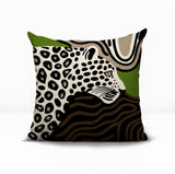 Shiel Leopard Reversible Indoor/Outdoor Square Pillow