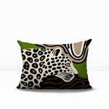 Shiel Leopard Reversible Indoor/Outdoor Rectangle Pillow