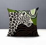 Shiel Leopard Reversible Indoor/Outdoor Square Pillow
