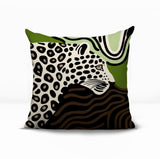 Shiel Leopard Reversible Indoor/Outdoor Square Pillow