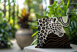 Shiel Leopard Reversible Indoor/Outdoor Rectangle Pillow