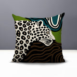 Shiel Leopard Reversible Indoor/Outdoor Square Pillow