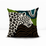 Shiel Leopard Reversible Indoor/Outdoor Square Pillow