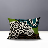 Shiel Leopard Reversible Indoor/Outdoor Rectangle Pillow