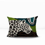 Shiel Leopard Reversible Indoor/Outdoor Rectangle Pillow