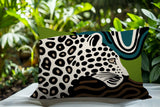 Shiel Leopard Reversible Indoor/Outdoor Rectangle Pillow