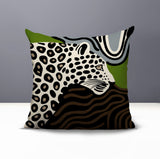 Shiel Leopard Reversible Indoor/Outdoor Square Pillow