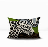 Shiel Leopard Reversible Indoor/Outdoor Rectangle Pillow