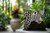 Shiel Leopard Reversible Indoor/Outdoor Square Pillow