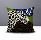 Shiel Leopard Reversible Indoor/Outdoor Square Pillow