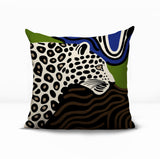 Shiel Leopard Reversible Indoor/Outdoor Square Pillow