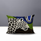 Shiel Leopard Reversible Indoor/Outdoor Rectangle Pillow