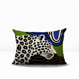 Shiel Leopard Reversible Indoor/Outdoor Rectangle Pillow
