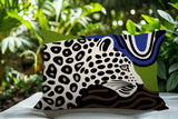 Shiel Leopard Reversible Indoor/Outdoor Rectangle Pillow