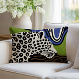 Shiel Leopard Reversible Indoor/Outdoor Rectangle Pillow
