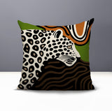 Shiel Leopard Reversible Indoor/Outdoor Square Pillow
