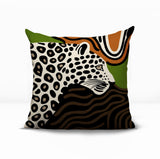 Shiel Leopard Reversible Indoor/Outdoor Square Pillow