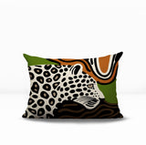 Shiel Leopard Reversible Indoor/Outdoor Rectangle Pillow