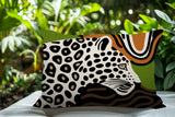 Shiel Leopard Reversible Indoor/Outdoor Rectangle Pillow