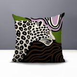 Shiel Leopard Reversible Indoor/Outdoor Square Pillow