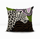 Shiel Leopard Reversible Indoor/Outdoor Square Pillow