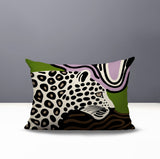 Shiel Leopard Reversible Indoor/Outdoor Rectangle Pillow