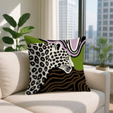 Shiel Leopard Reversible Indoor/Outdoor Rectangle Pillow