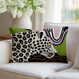 Shiel Leopard Reversible Indoor/Outdoor Rectangle Pillow