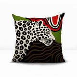 Shiel Leopard Reversible Indoor/Outdoor Square Pillow