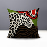 Shiel Leopard Reversible Indoor/Outdoor Square Pillow