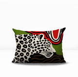 Shiel Leopard Reversible Indoor/Outdoor Rectangle Pillow