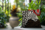 Shiel Leopard Reversible Indoor/Outdoor Square Pillow