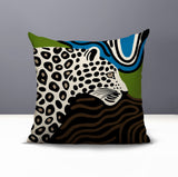 Shiel Leopard Reversible Indoor/Outdoor Square Pillow