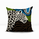 Shiel Leopard Reversible Indoor/Outdoor Square Pillow