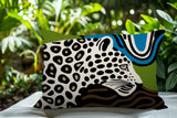 Shiel Leopard Reversible Indoor/Outdoor Rectangle Pillow